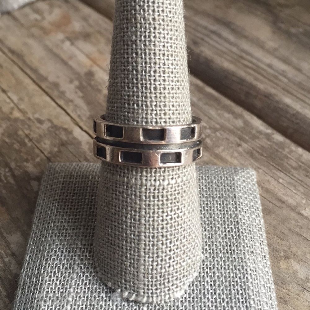 Vintage Sterling silver dash band